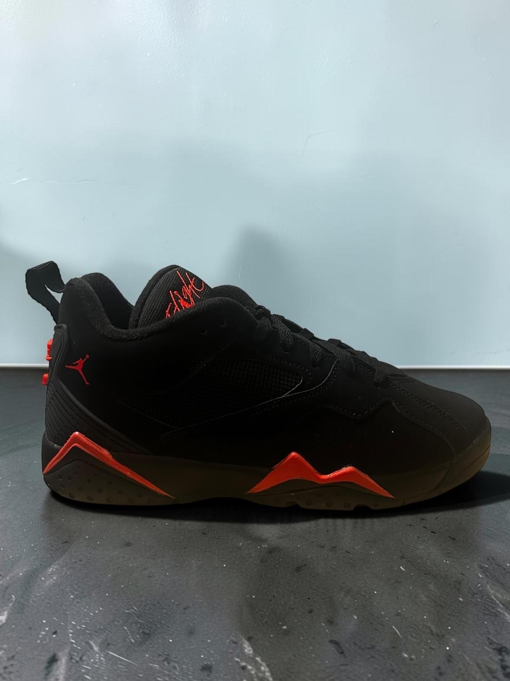 Air Jordan Black & Red Low-Top Sneaker